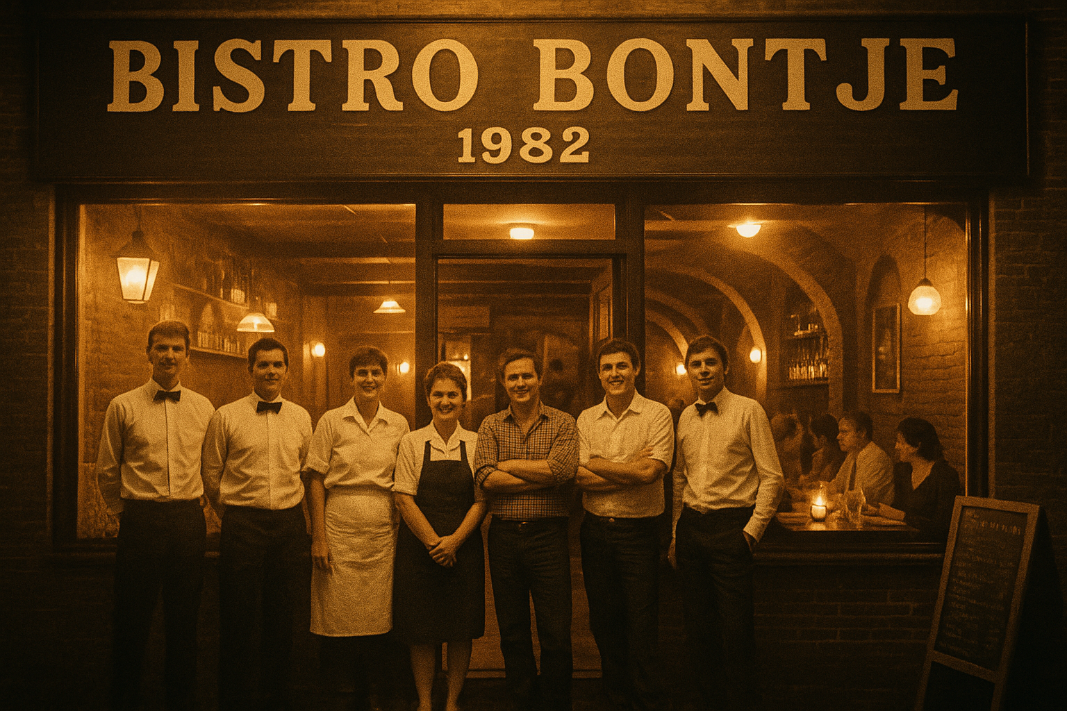 Opening Bistro Bontje 1982