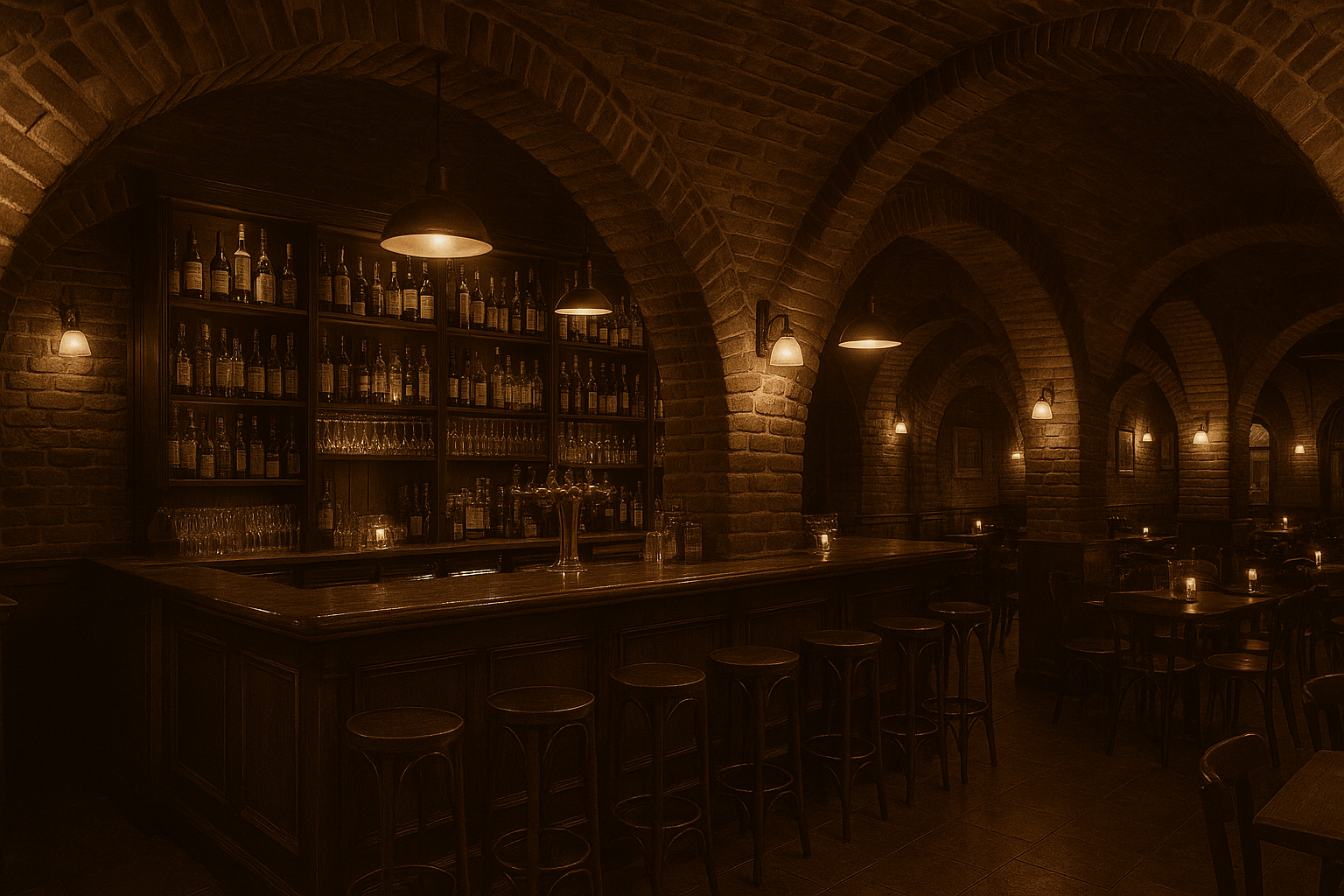 Bar en gewelven Bistro Bontje